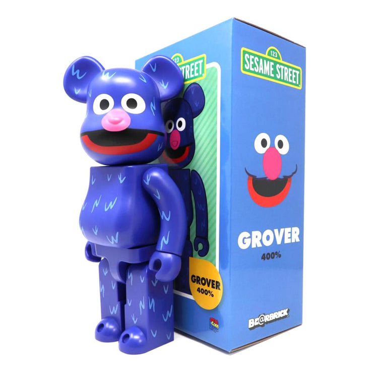 Sesame Street "Grover" Be@rbrick 400% GROVER  MEDICOM TOY 