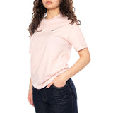 T-SHIRT Pink - Camiseta Cuello Redondo Mujer Rosa Mujer LACOSTE