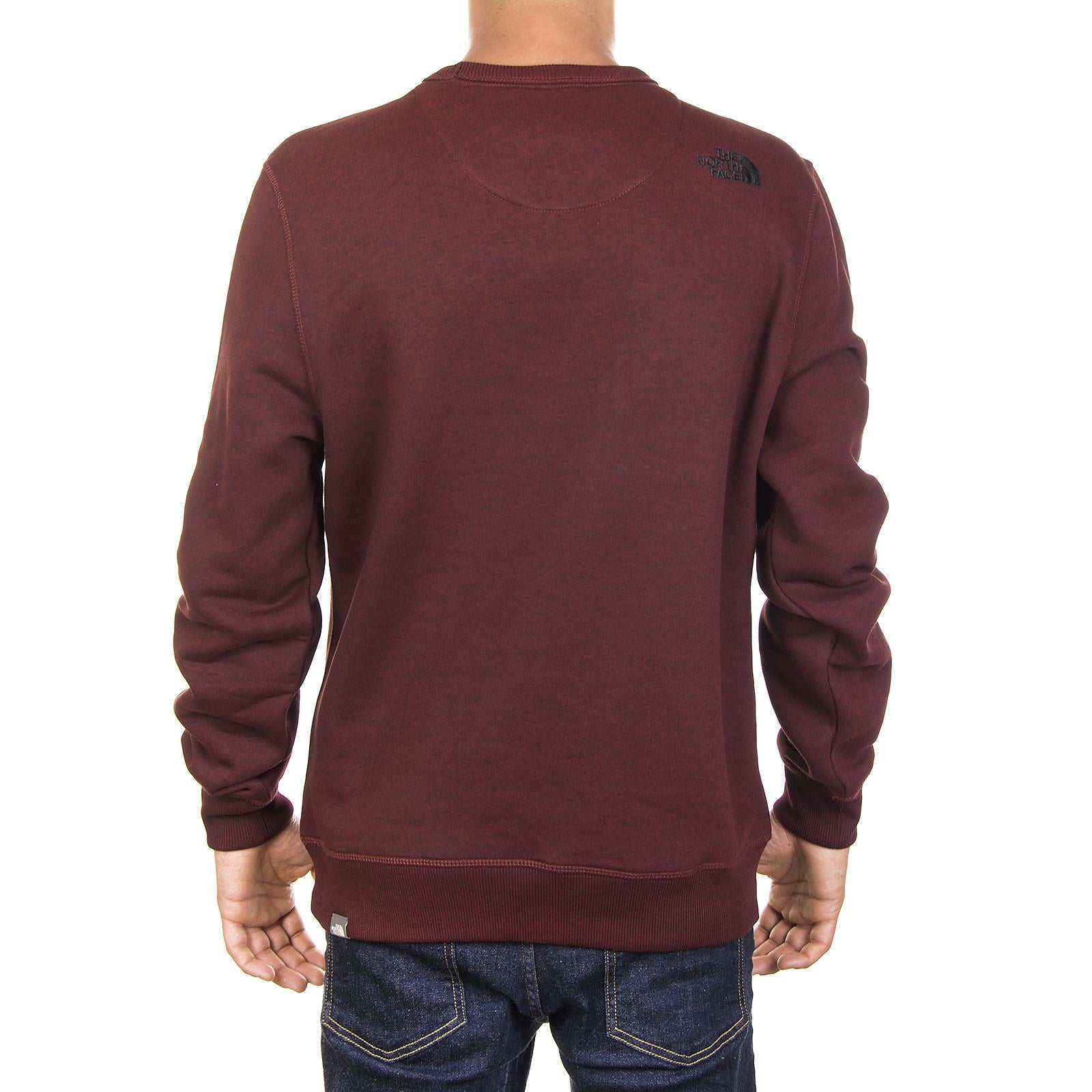 M DREW PEAK CREW CA RED DARK HE T92ZWRHQN  THE NORTH FACE 