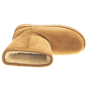 Classic Weather Short II Chestnut K - Stivali Bambini Marroni UGKCLSWPCN1019646K  UGG 