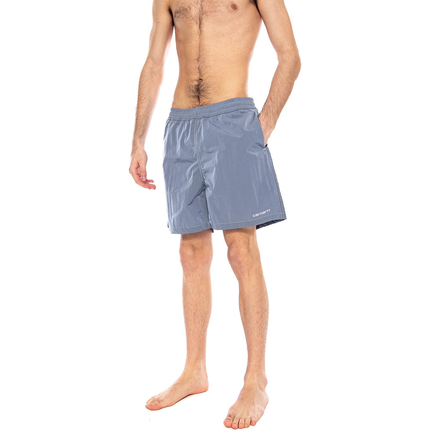 Canby Swim Trunks Gentle Blue / White - Costume da Bagno Uomo Blu I034570 3NPXX CARHARTT WIP 
