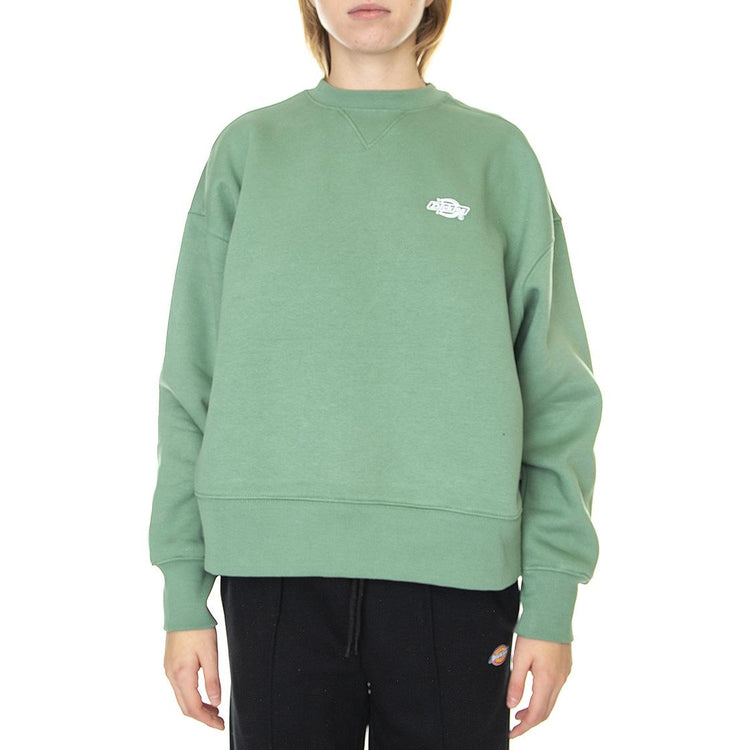 Summerdale Sweatshirt Dark Ivy - Felpa Girocollo Donna Verde DK0A4XYXC971  DICKIES 