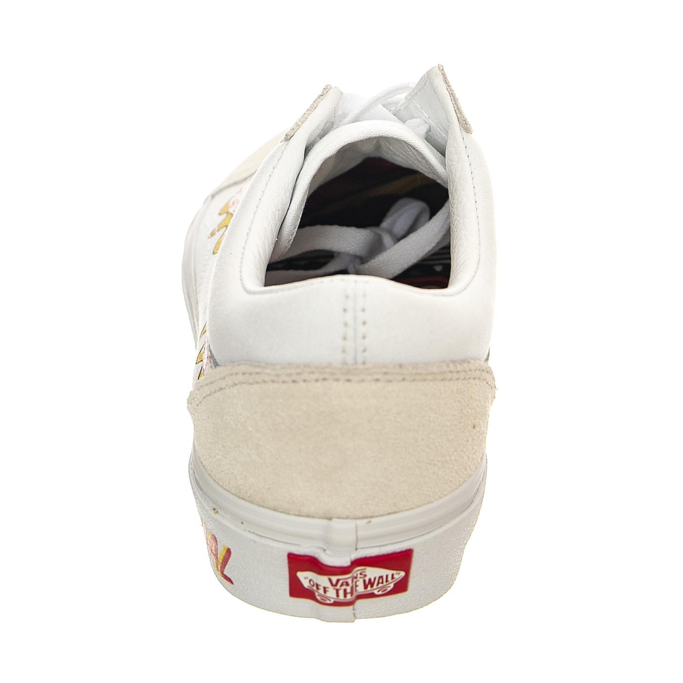 UA Old Skool Van Doren Secial True White - Scarpe Stringate Profilo Basso Uomo Bianche / Multicolore VN0A5KRSW001  VANS 