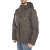 Kaliks Black Hooded Jacket -- Veste à Capuche Homme Vert Homme ELVINE