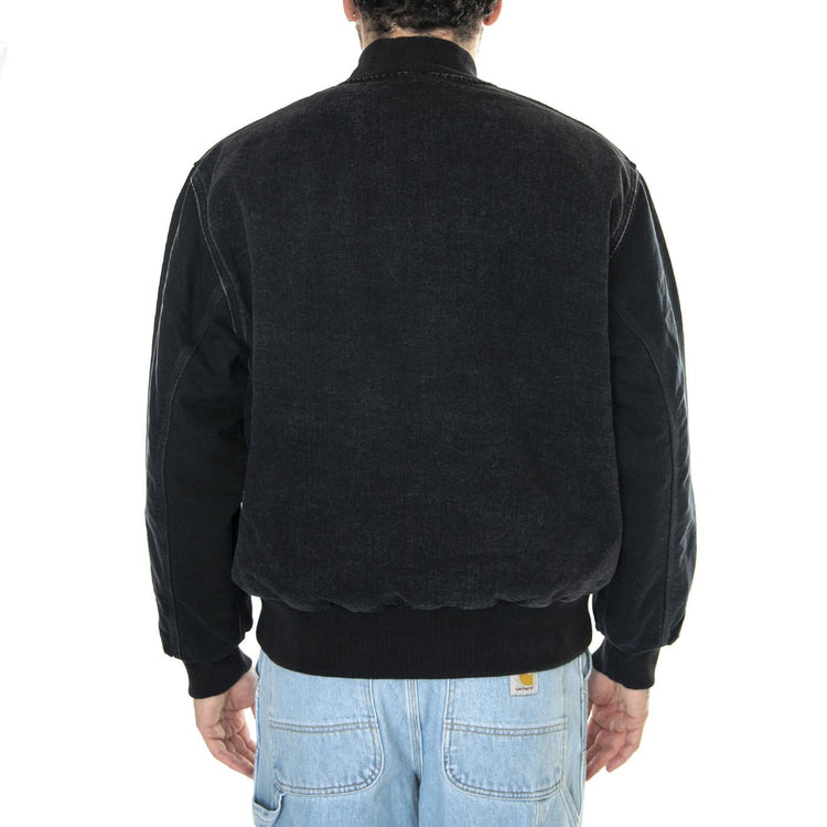 Paxon Bomber Black / Black /stone washed - Giacca Uomo Nera I033273.00E06  CARHARTT WIP 