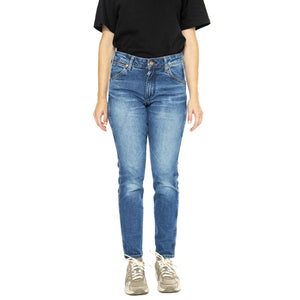 Piper Indigo Dusk - Pantaloni Denim Jeans Donna Blu 112356405-BLUE  WRANGLER 