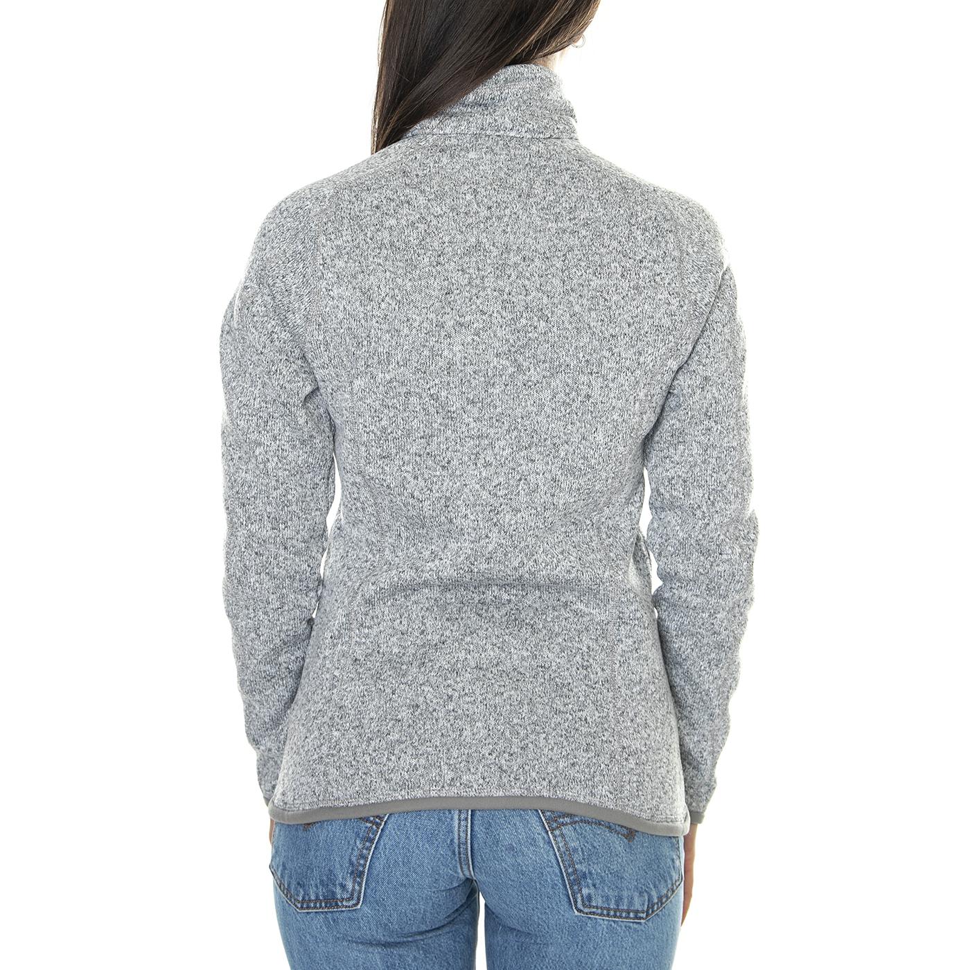 W's Better Sweater Jkt Birch White - Giacca Donna Grigia 25543-BCW  PATAGONIA 