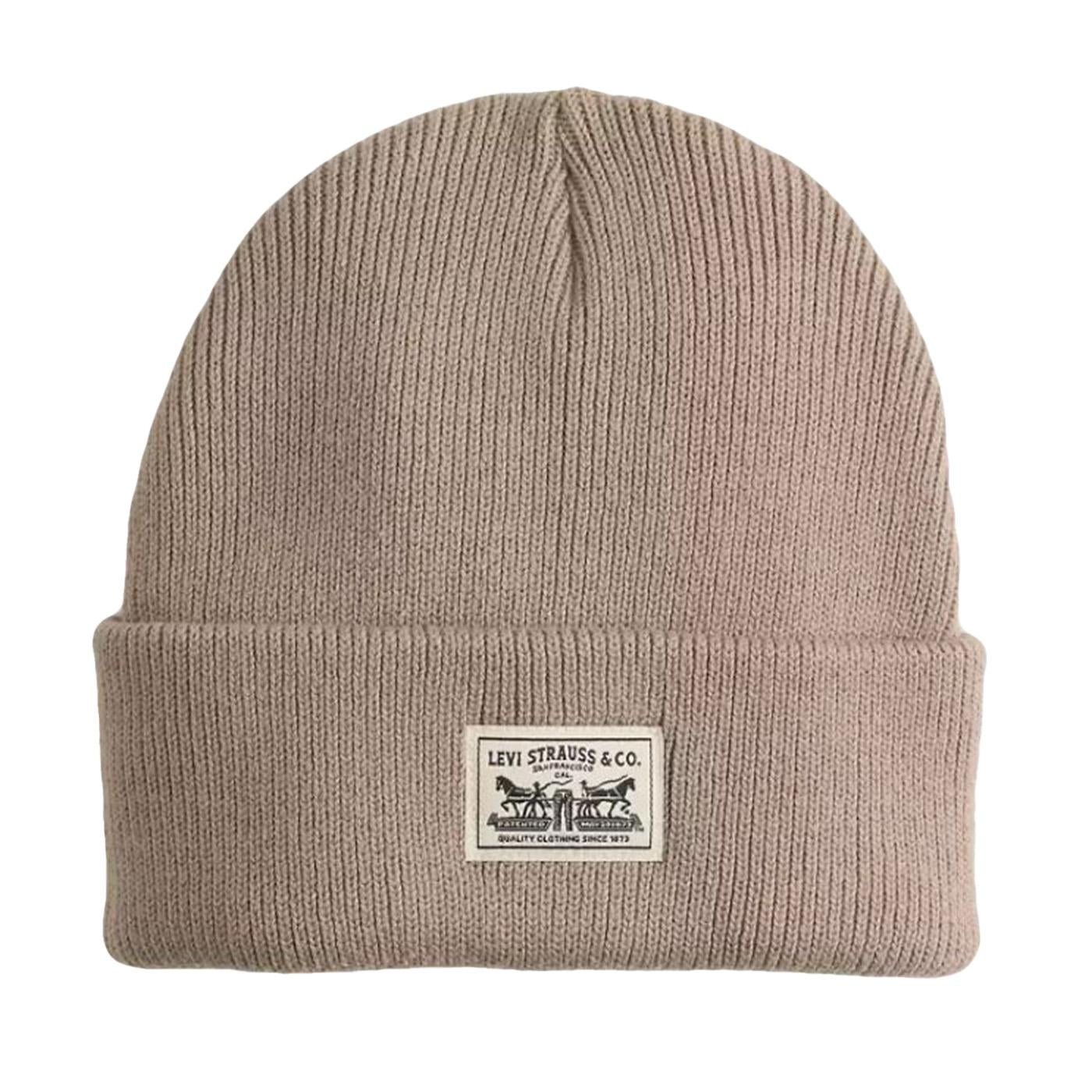 Autunno / Inverno - Backpatch Beanir Fungi Neutral - Berretto Beige 000J4-0013  LEVIS 