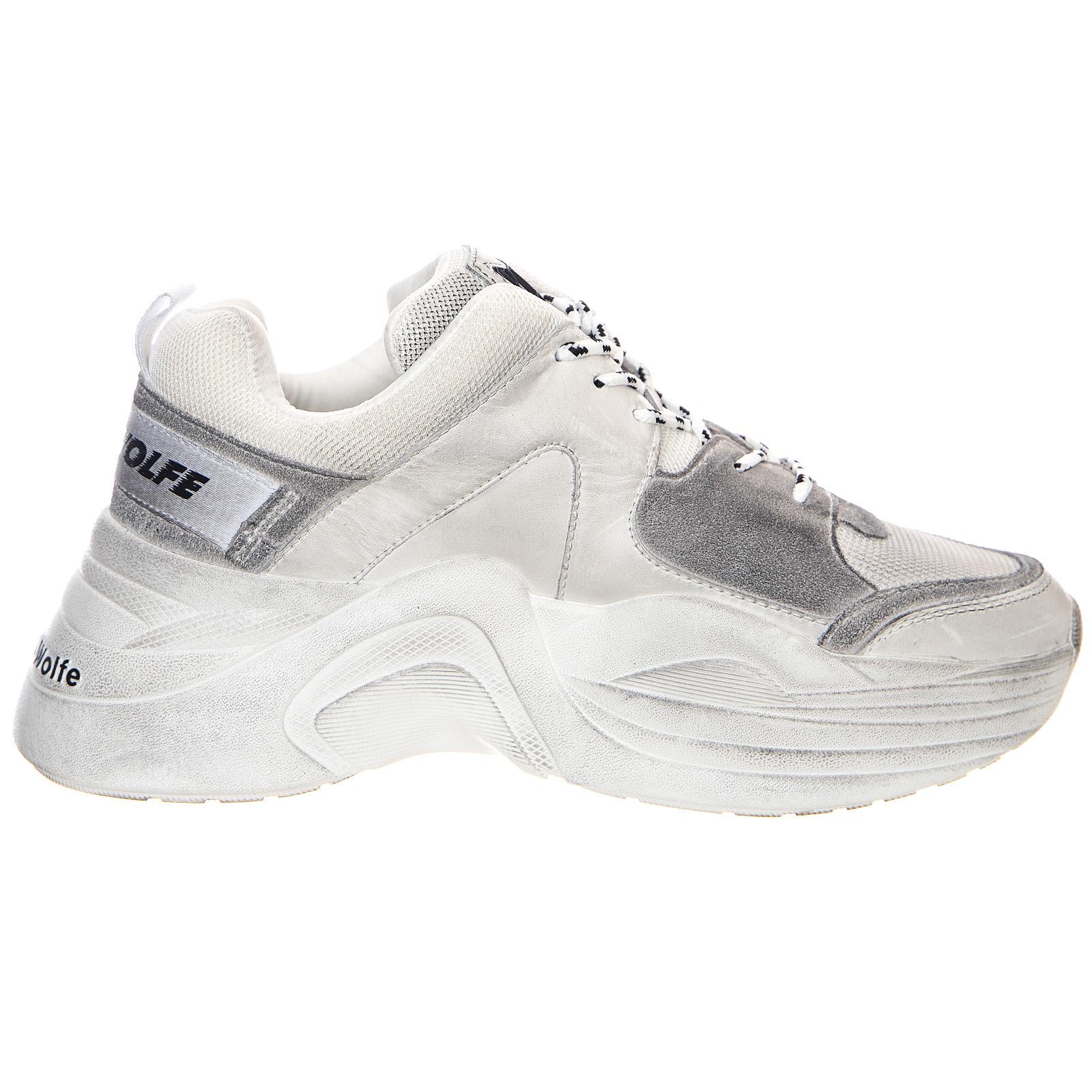 Titan Sneakers - Dirty White - Scarpe Profilo Basso Uomo Bianche NWMTITAN-WHT  NAKED WOLFE 