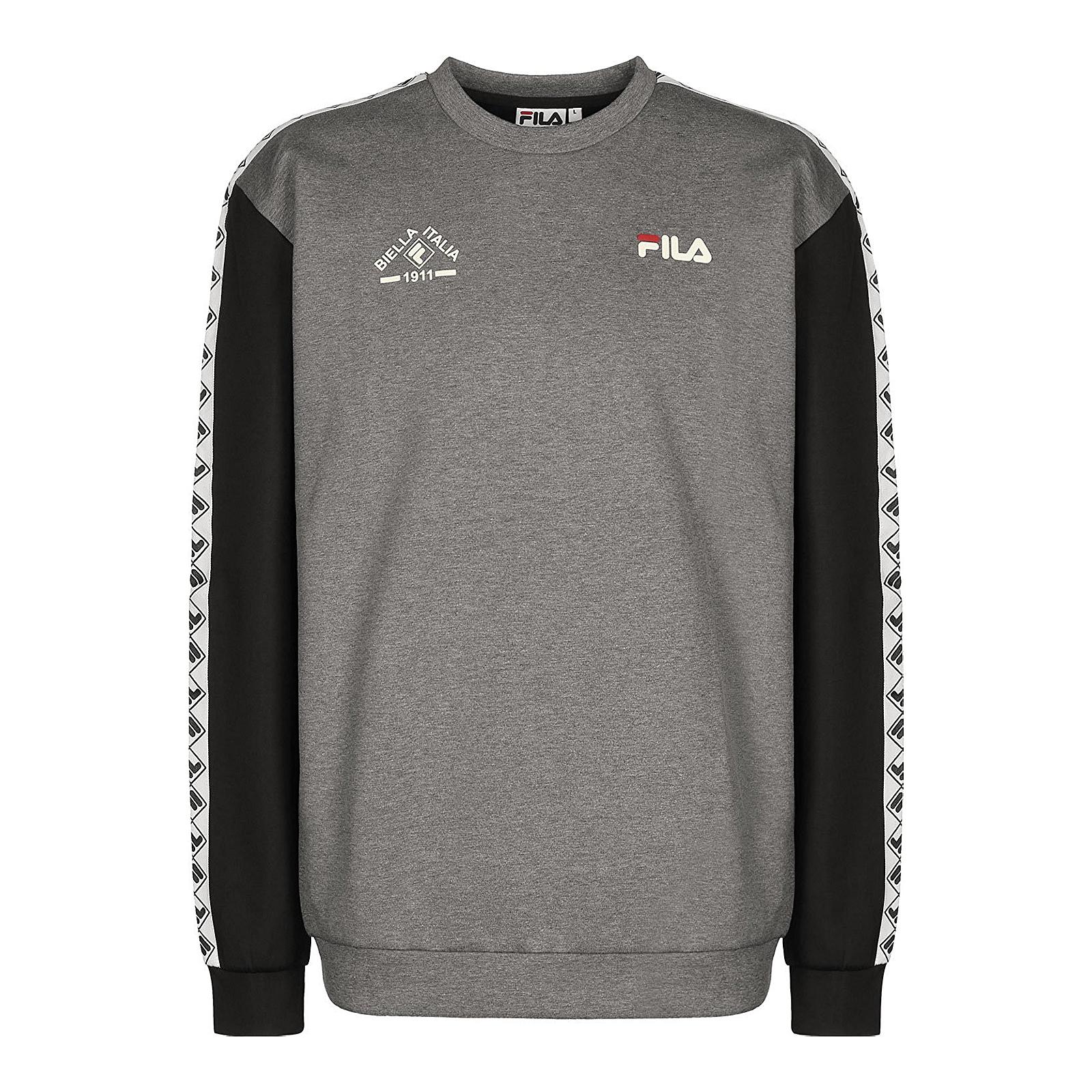 GRAYSON CREW SWEAT MEN LIGHT GREY MELANGE 682196-I94  FILA 
