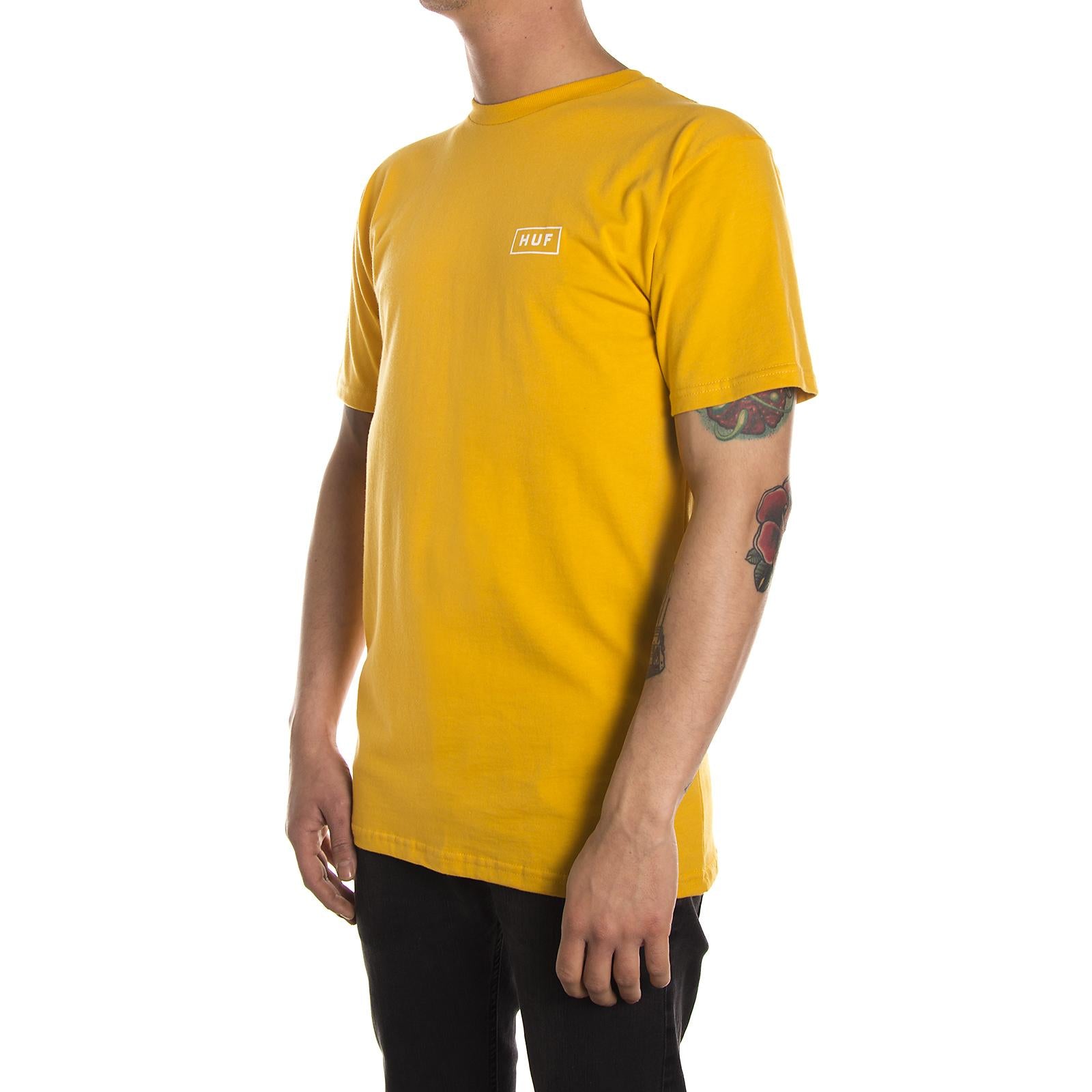 BAR LOGO S/S TEE TS00041-MUSTR  HUF 