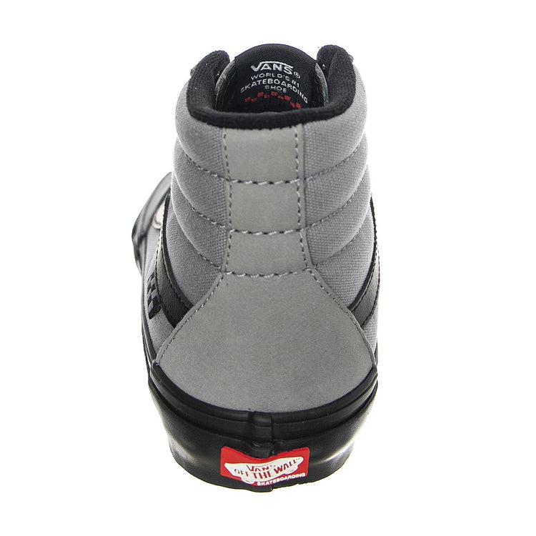 MN Skate SK8-Hi Nubuck Washed Blue / Black - Scarpe Stringate Profilo Alto Uomo Grigie VN0A5FCCG0E1  VANS 