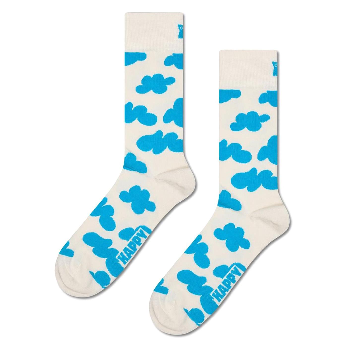 Happy Socks Clouds - Calzini Multicolore P002588-WHT  HAPPY SOCKS 