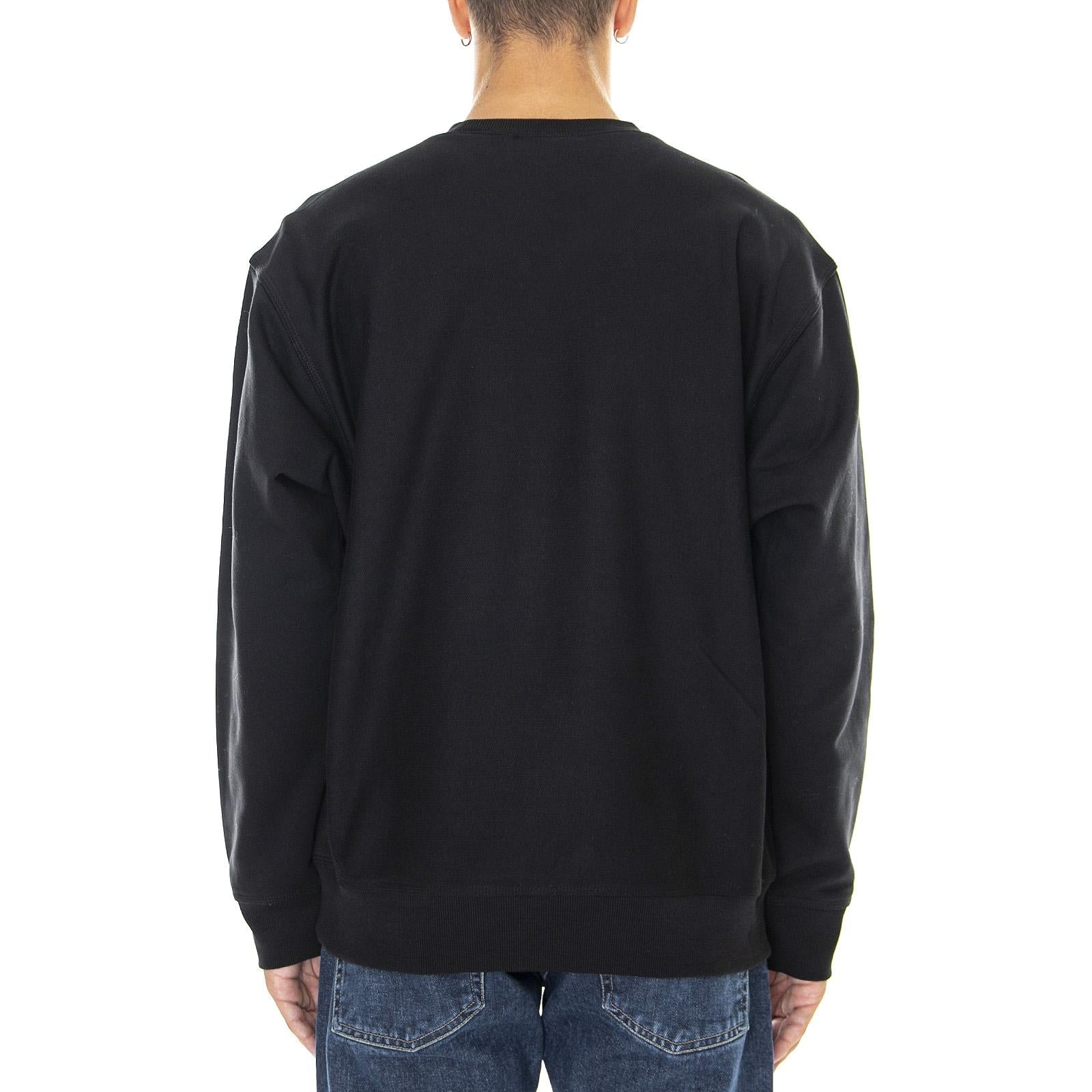 American Script - Felpa Girocollo Uomo Nera I025475.89.XX.03  CARHARTT WIP 