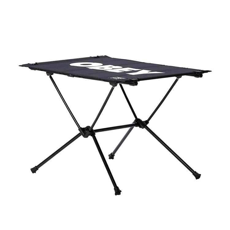 OBEY x HELINOX Table One Hard Black - Tavolo Pieghevole Nero 36218-BLK  OBEY 