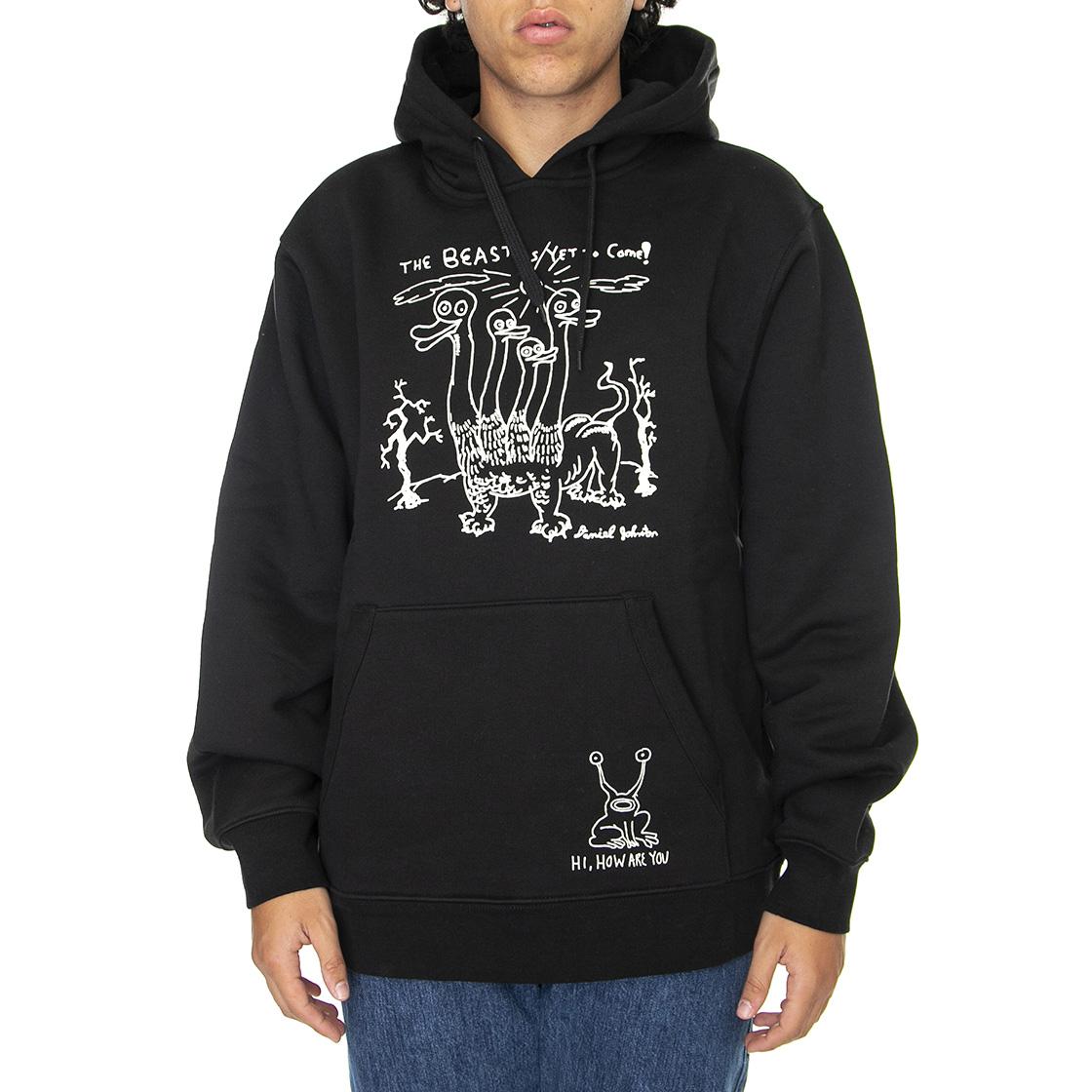 Vans x Daniel Johnston Black - Felpa con Cappuccio Uomo Nera VN0A7SFJBLK1  VANS 