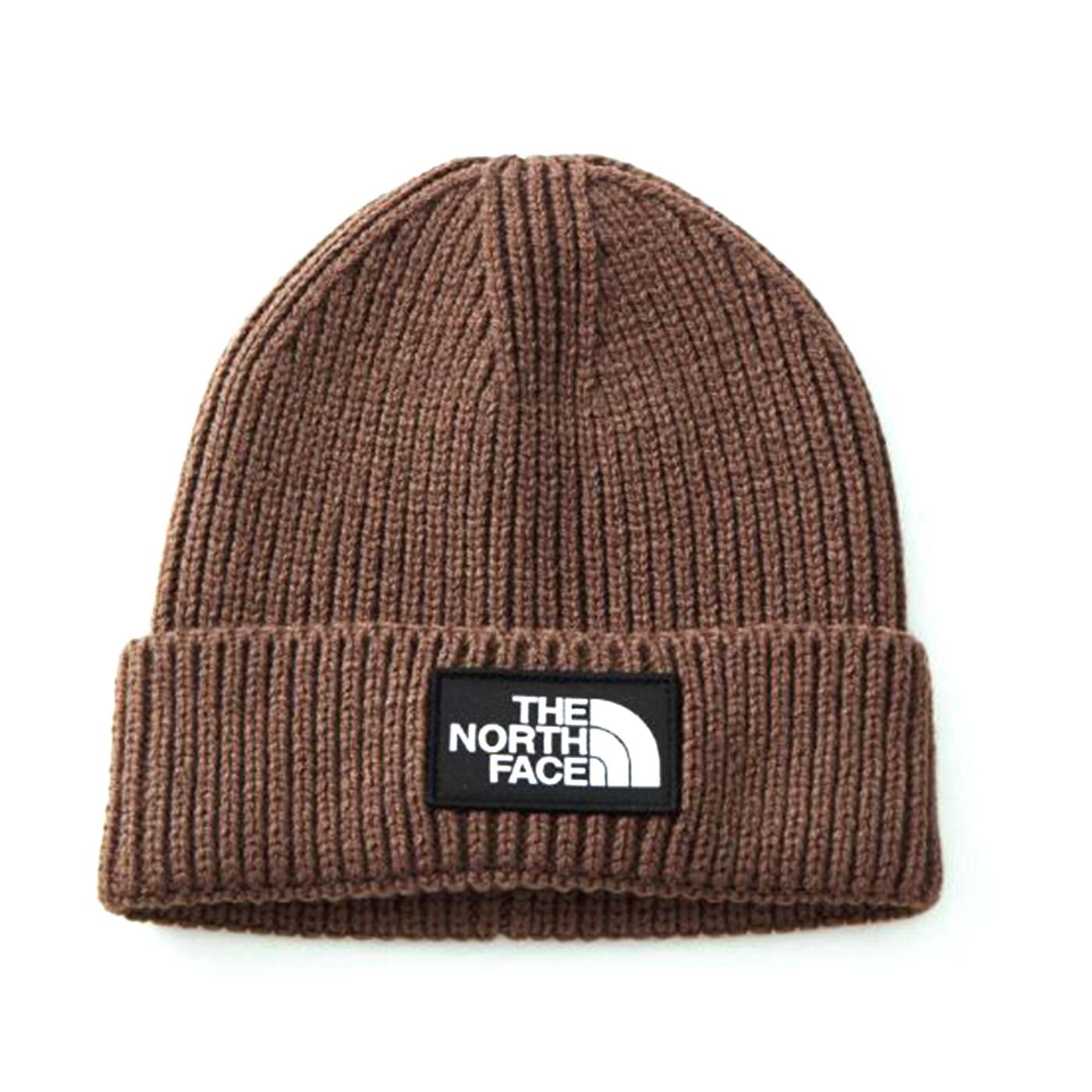 TNF Logo Box Cuffed Beanie - Berretto Marrone NF0A8CHE 1OI1 THE NORTH FACE 