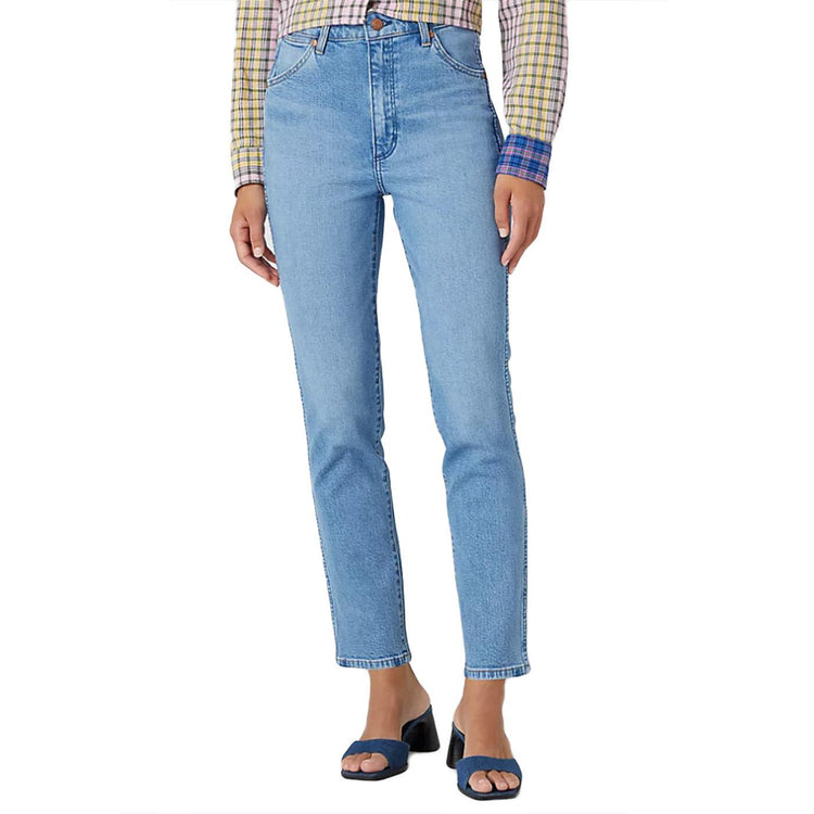 Walker No Intention Denim Pants - Pantaloni Denim Jeans Donna Blu W2HC68228  WRANGLER 