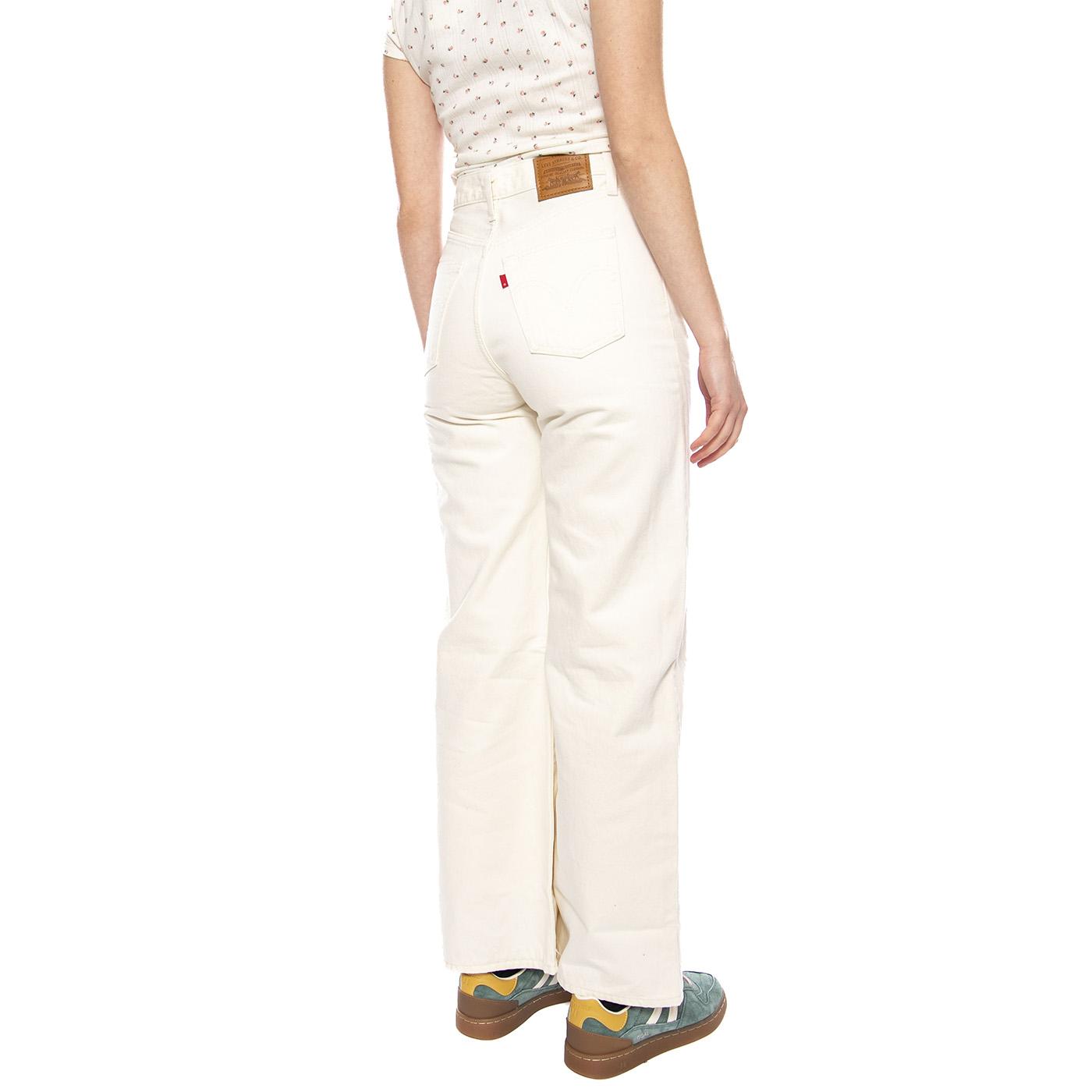 Ribcage Wide Leg H223 Polar Perimeter - Pantaloni Donna Beige A6081 0009 LEVIS 