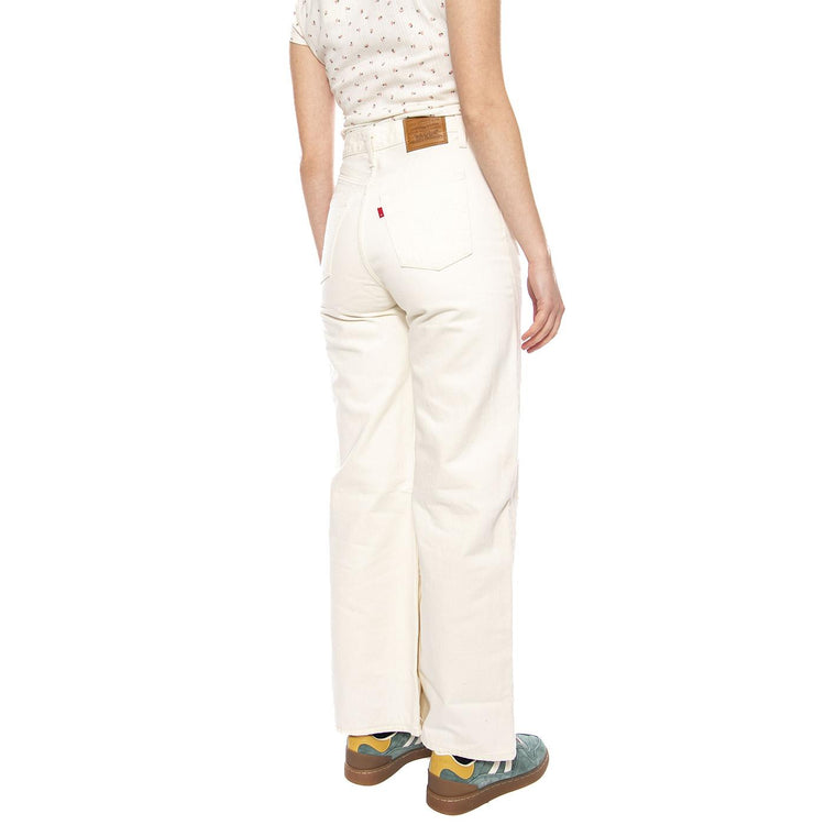 Ribcage Wide Leg H223 Polar Perimeter - Pantaloni Donna Beige A6081 0009 LEVIS 