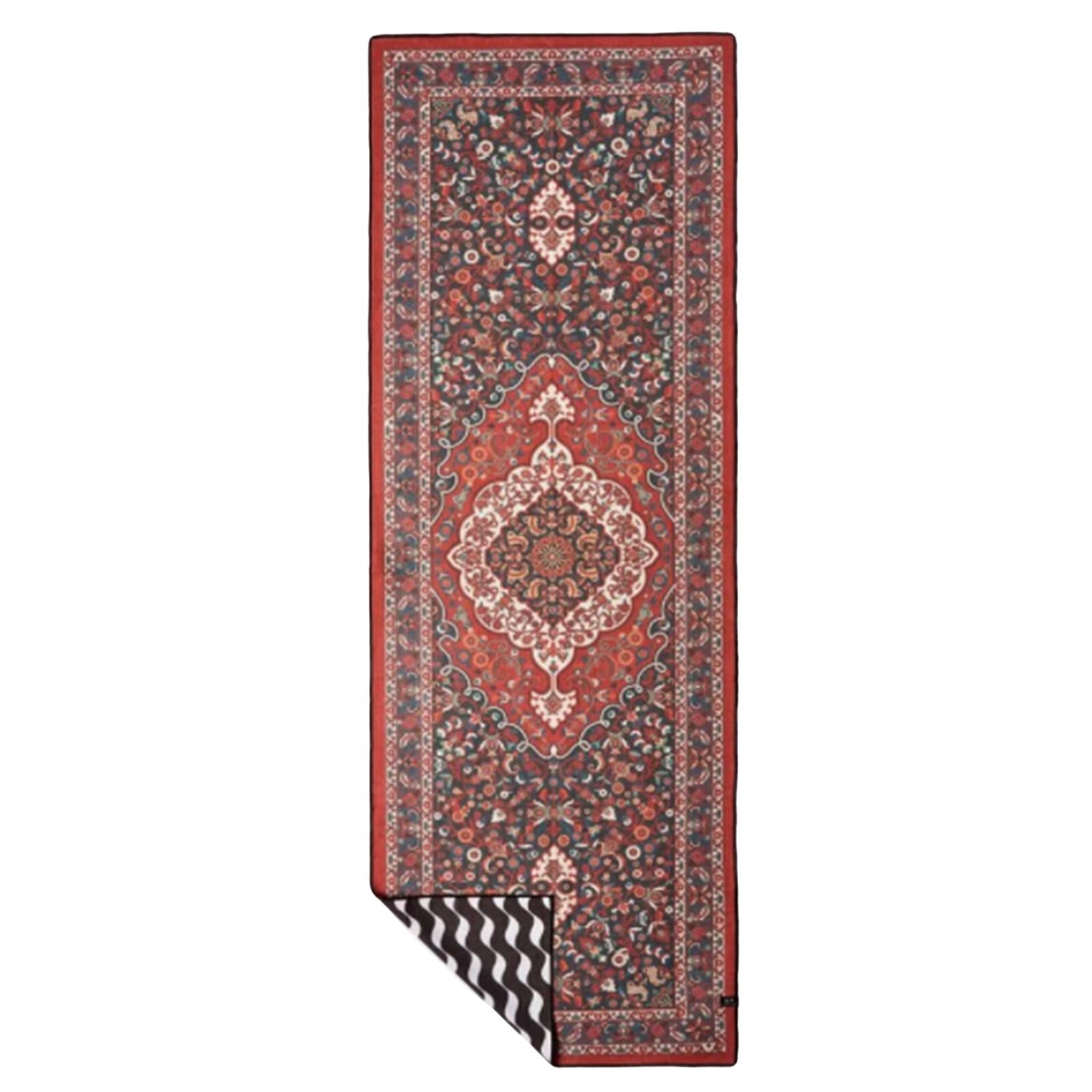 Haven Yoga Towel - Burgundy / Multicoloured - Telo Yoga Multicolore ST204-BURGUNDY  SLOWTIDE 