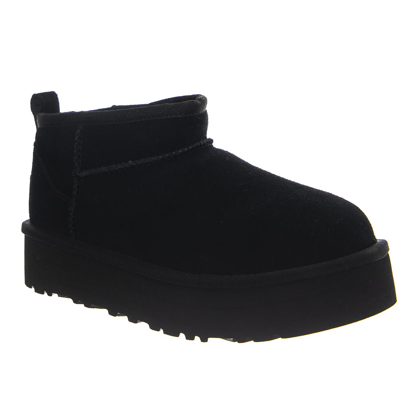 Kids Classic Ultra Mini Platform - Scarpe Bambino Nere UGKCLUMPBLK1157791K . UGG 