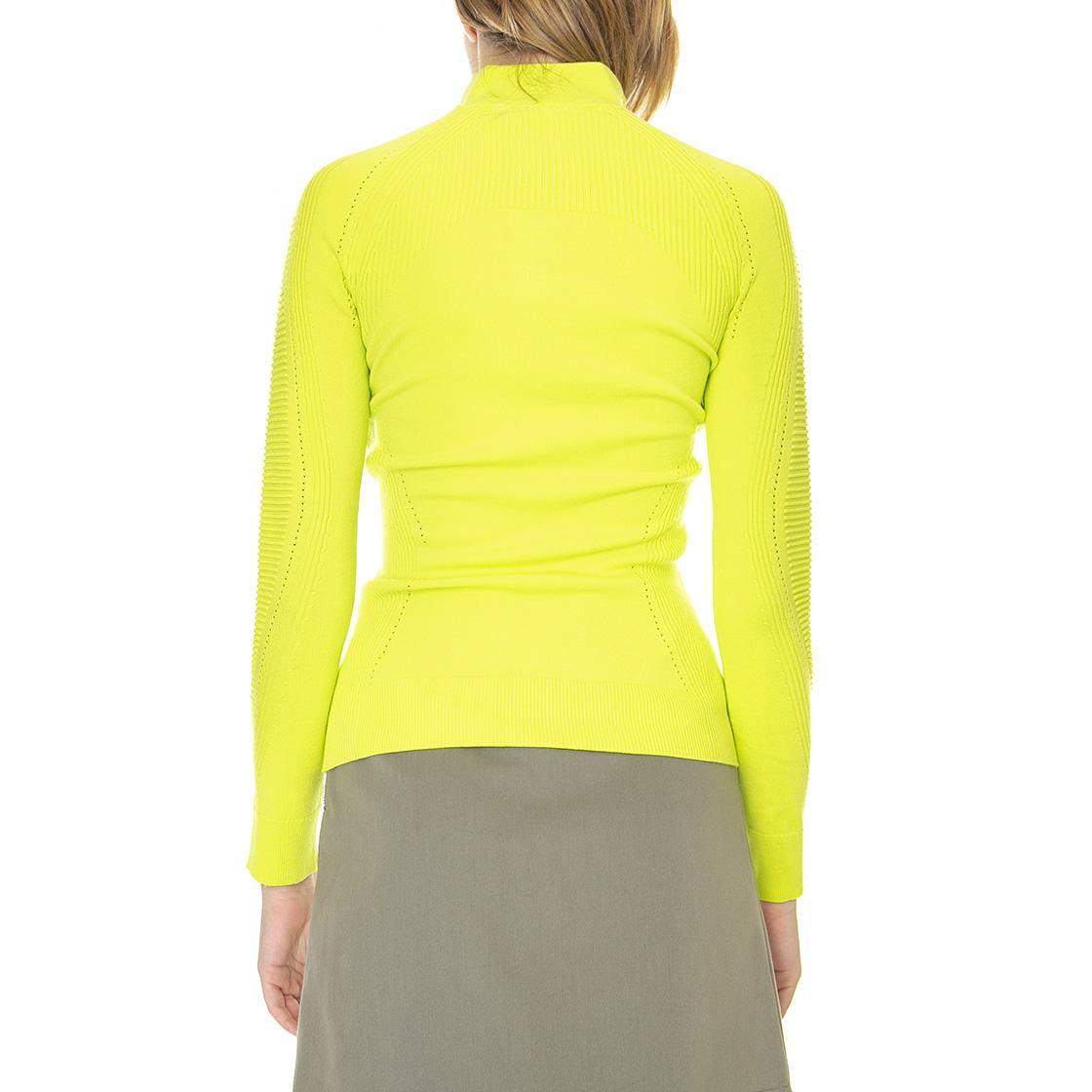 Pullover-90V - Maglione Collo Alto Donna Verde AF9552-90V  LACOSTE 