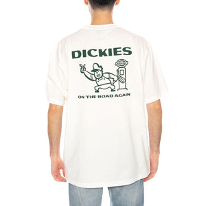 Burns Tee SS Egret - Maglietta Girocollo Uomo Bianca DK0A87QIC481 . DICKIES 
