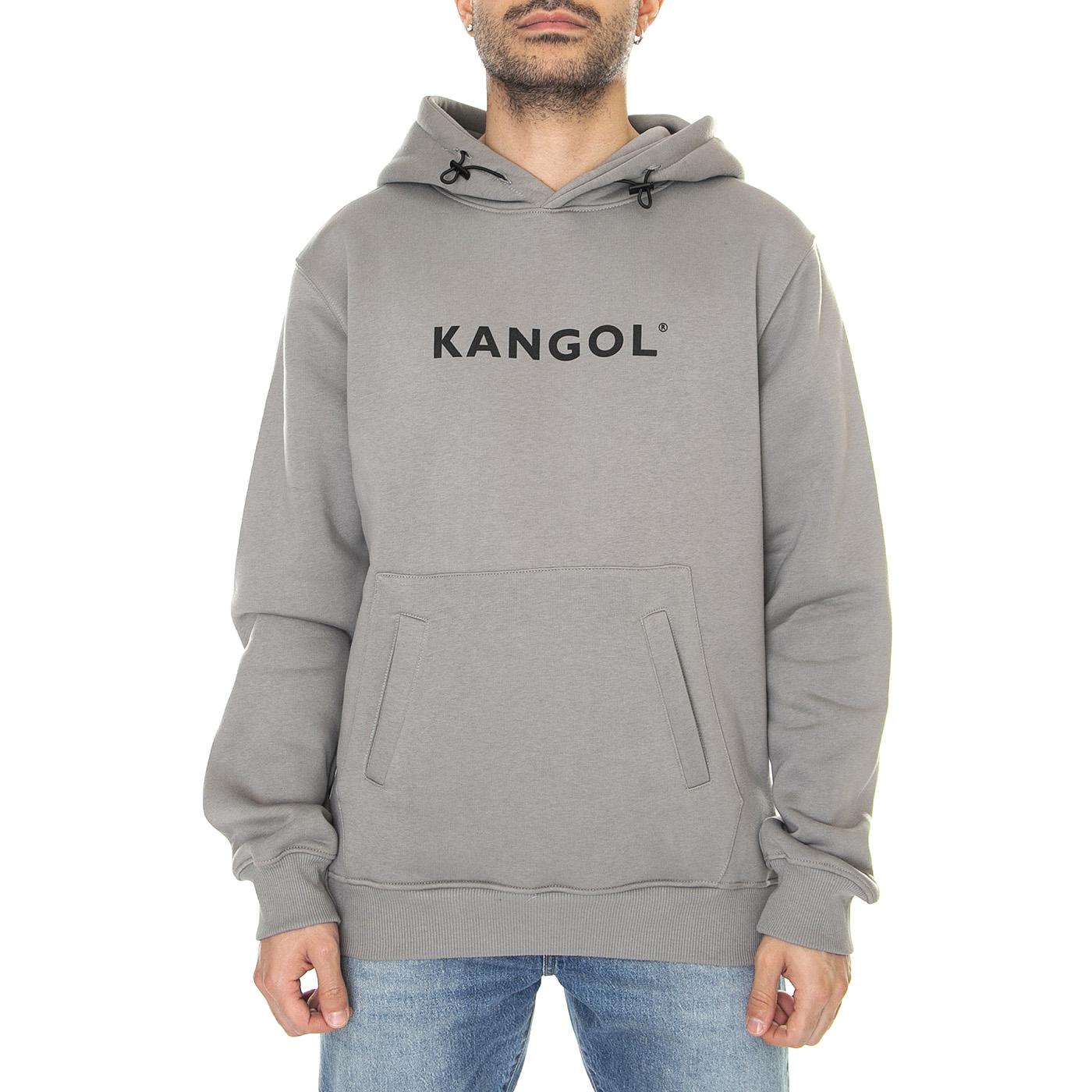 Essential Nikel - Felpa con Cappuccio Uomo Grigia KAF22UHDS102-130  KANGOL 