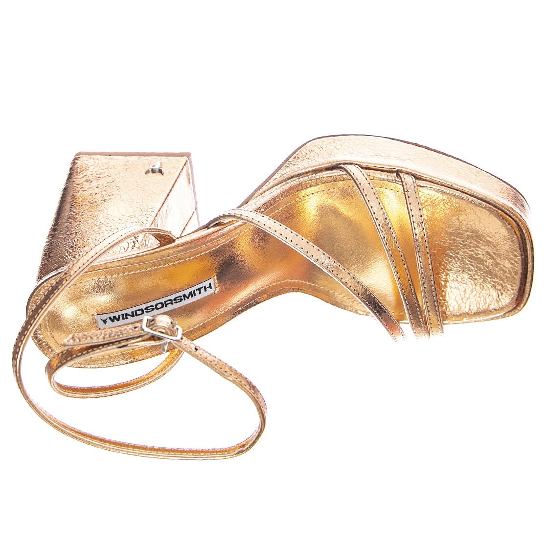 Charms - Sandali Donna Rosa / Rose Crinkle Foil WSSCHARMS-ROS  WINDSOR SMITH 