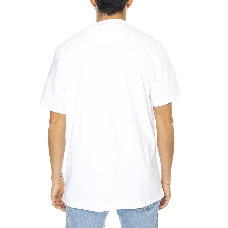 Preppy Tee White - Maglietta Girocollo Uomo Bianca MTS0502-WH11-SS23  BARBOUR 