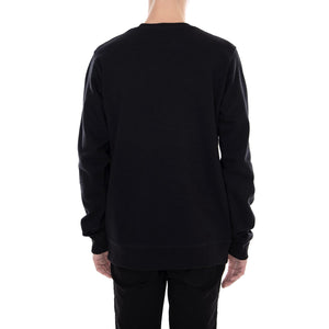 Harrison Fleece Crew-Neck Sweatshirt - Black - Felpa Girocollo Uomo Nera 02 200072-BK . DICKIES 