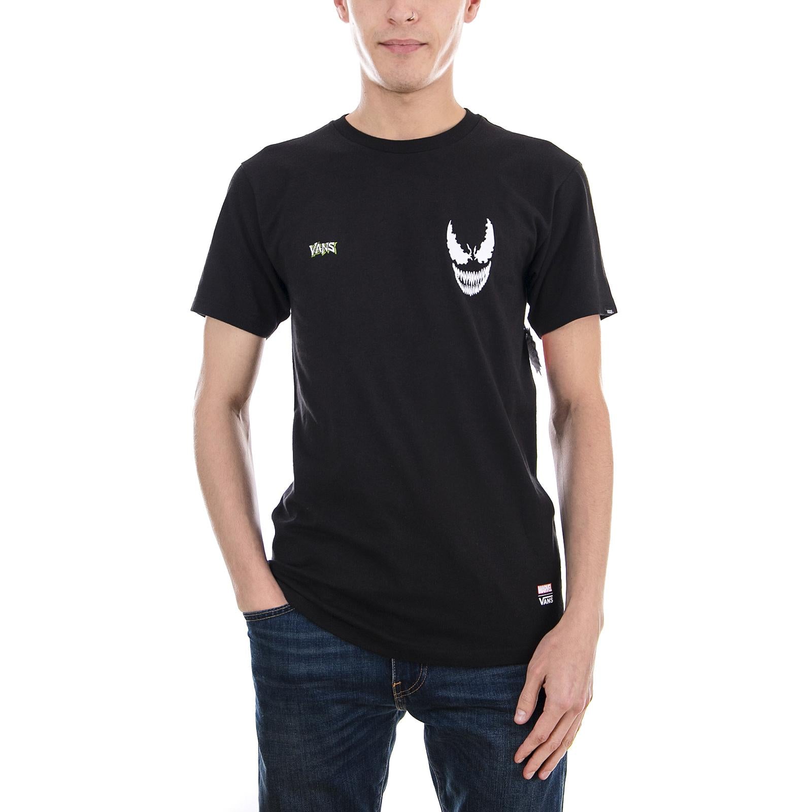 MN VANS X MARVEL VENOM T-SHIRT - Black VA3HRXBLK  VANS 