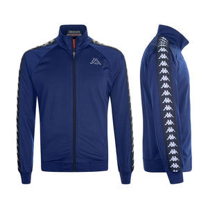 BANDA ANNISTON SLIM Maglia felpata Blue Marine-Black 81002_4  KAPPA 