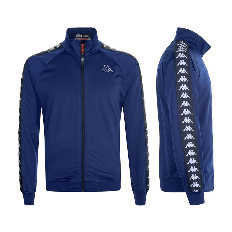 BANDA ANNISTON SLIM Maglia felpata Blue Marine-Black 81002_4  KAPPA 