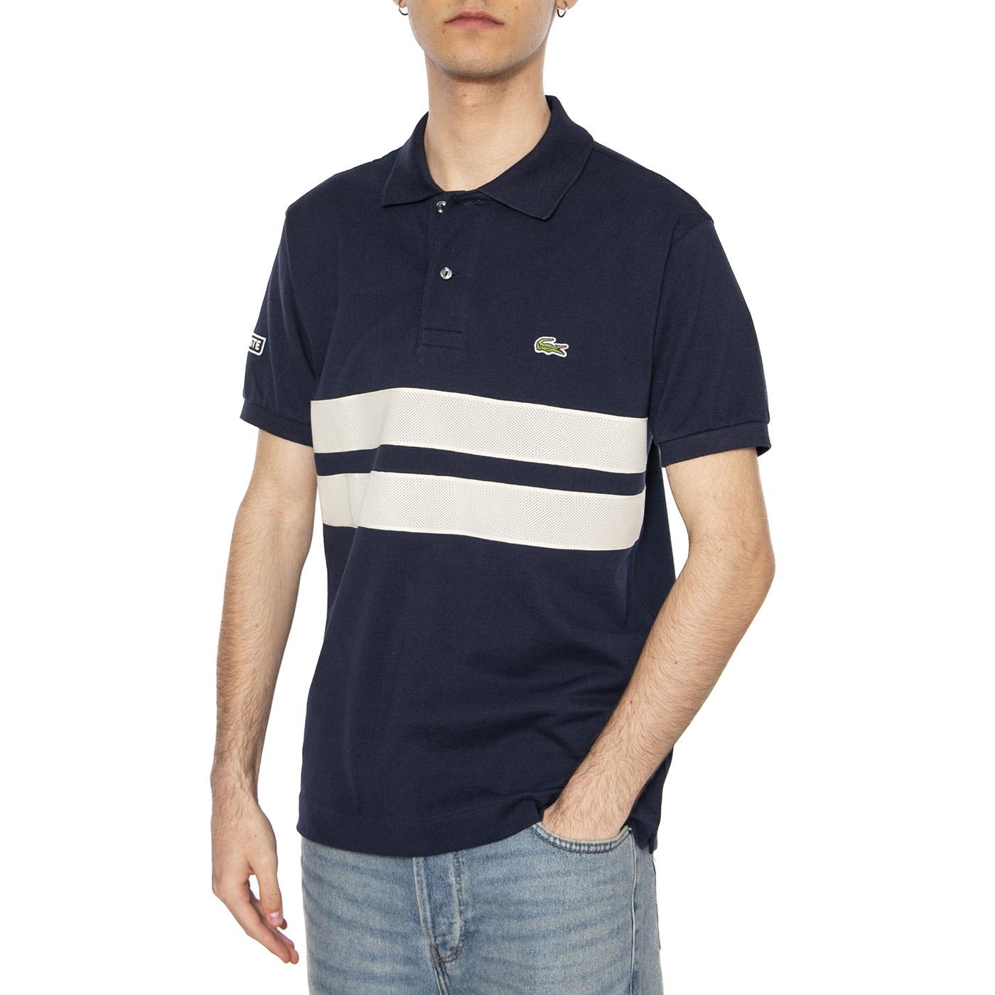 Maglietta M/C 166 Blue Polo Shirt - Polo Uomo Blu PH9760-166  LACOSTE 