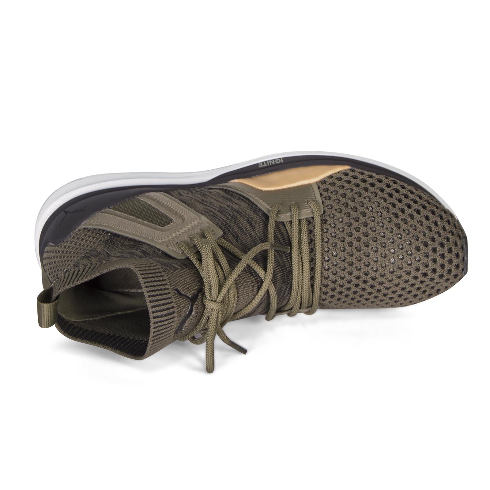 B.O.G Limitless Hi evoKNIT Burnt Olive-Puma Black-Puma White 363134-003  PUMA 