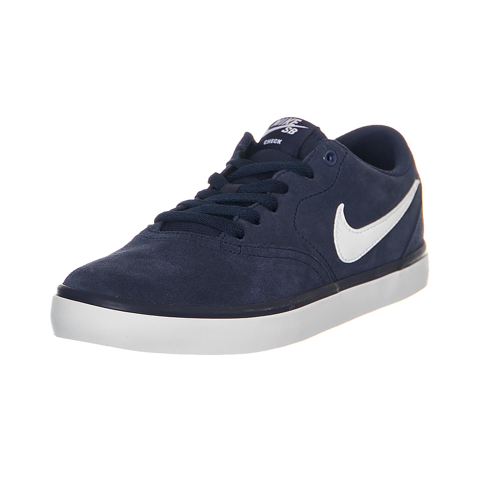 SB Check Solarsoft Midnight Navy / White 843895-400  NIKE 