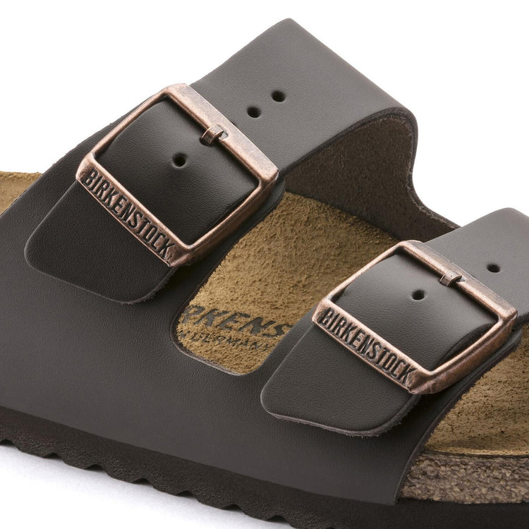 Arizona BS Dark Brown Natural Leather Narrow Fit - Sandali Uomo Marroni (Calzata Stretta) 0051103 . BIRKENSTOCK 