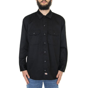 Work Shirt LC Red - Camicia Uomo Nera DK0A4Y26BLK1  DICKIES 