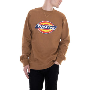 Harrison Duck Brown - Felpa Girocollo Uomo Marrone 02 200072-BD . DICKIES 