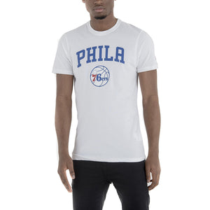 PHILADELPHIA 76ERS TEAM LOGO TEE PHI76E WHI 11546141  NEW ERA 