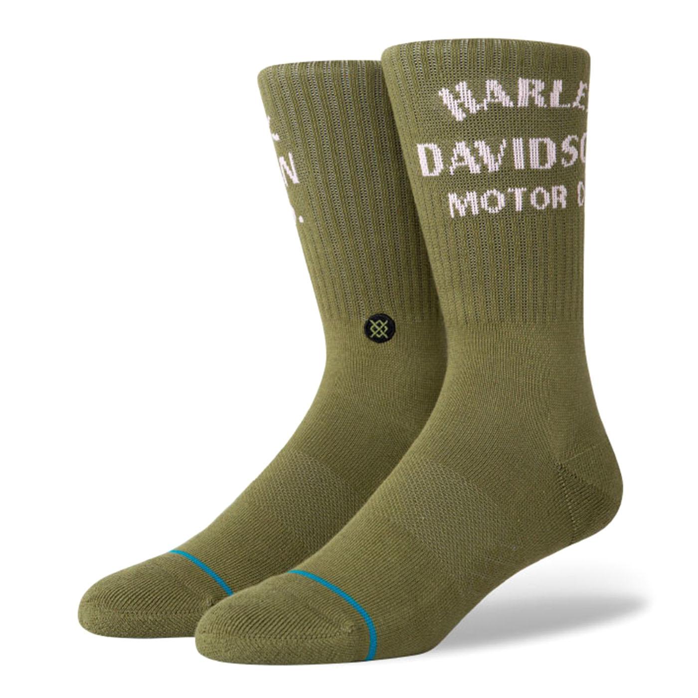 Harley Motors Green Socks - Calzini Verdi A556A20HAM  STANCE 