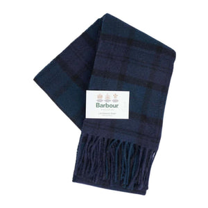 Tartan Lambswool Scarf Black Watch - Sciarpa Tartan Nera / Blu / Multicolore 222MUSC0001-NY91 . BARBOUR 