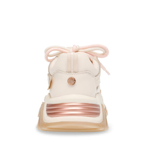 Kingdom Cream Rose Gold Mesh + PU - Scarpe Stringate Profilo Basso Donna Gold / Beige SMPKINGDOM-CRMRSEGLD  STEVE MADDEN 