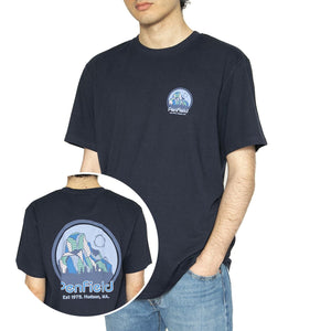 Penfild Yosemite Circle Back Navy Blazer - Maglietta Girocollo Uomo Blu PFD0165-203  PENFIELD 