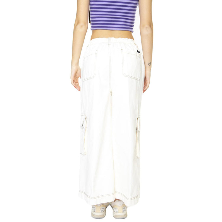 Hazel II Cropped Wide Pant Unbleached - Pantaloni Donna Beige 242000115-UBL  OBEY 