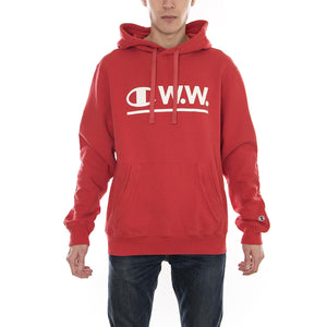 CHAMPION X WOOD WOOD HOODED SWEATSHIRT RED 211878-RS043  CHAMPION 