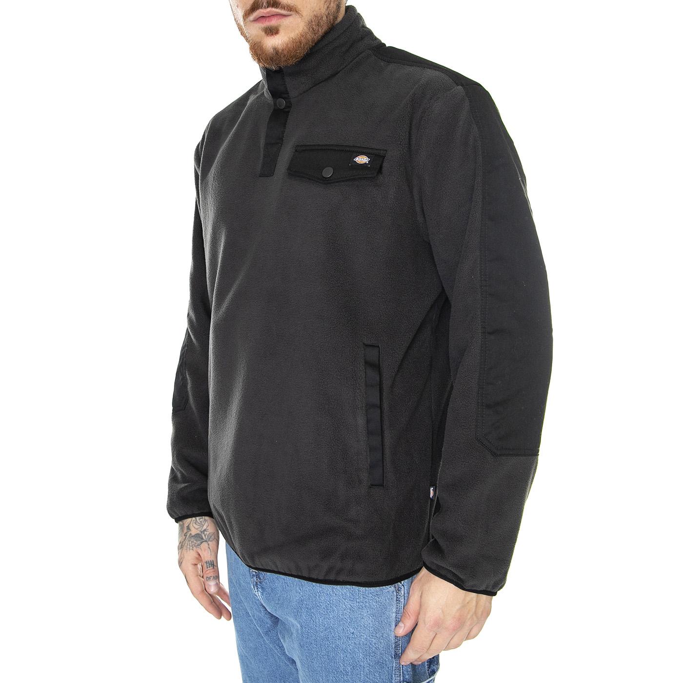 Porta Allen Contrast Black - Felpa Collo Alto Uomo Nera DK0A4YTOBLK1  DICKIES 