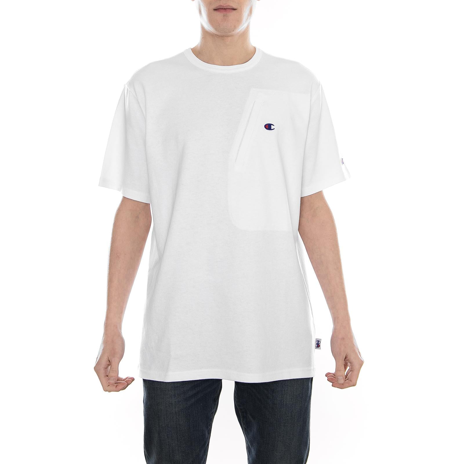 BEAMS X CHAMPION Crewneck T-Shirt WHITE 211620-WHT  CHAMPION 